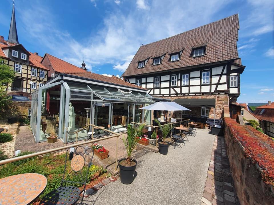 Hotel & Cafe Schachtenburg Шліц Екстер'єр фото