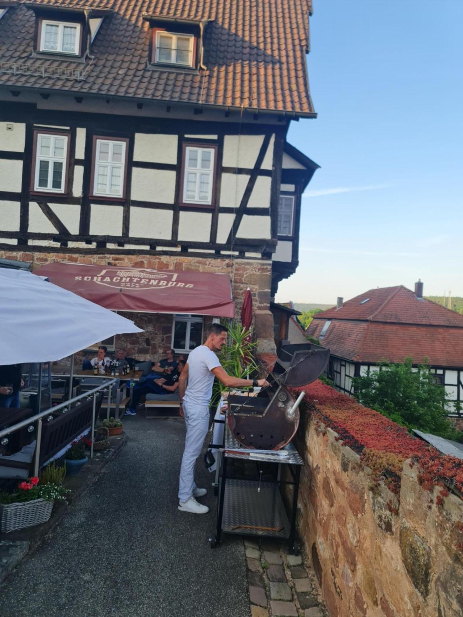 Hotel & Cafe Schachtenburg Шліц Екстер'єр фото