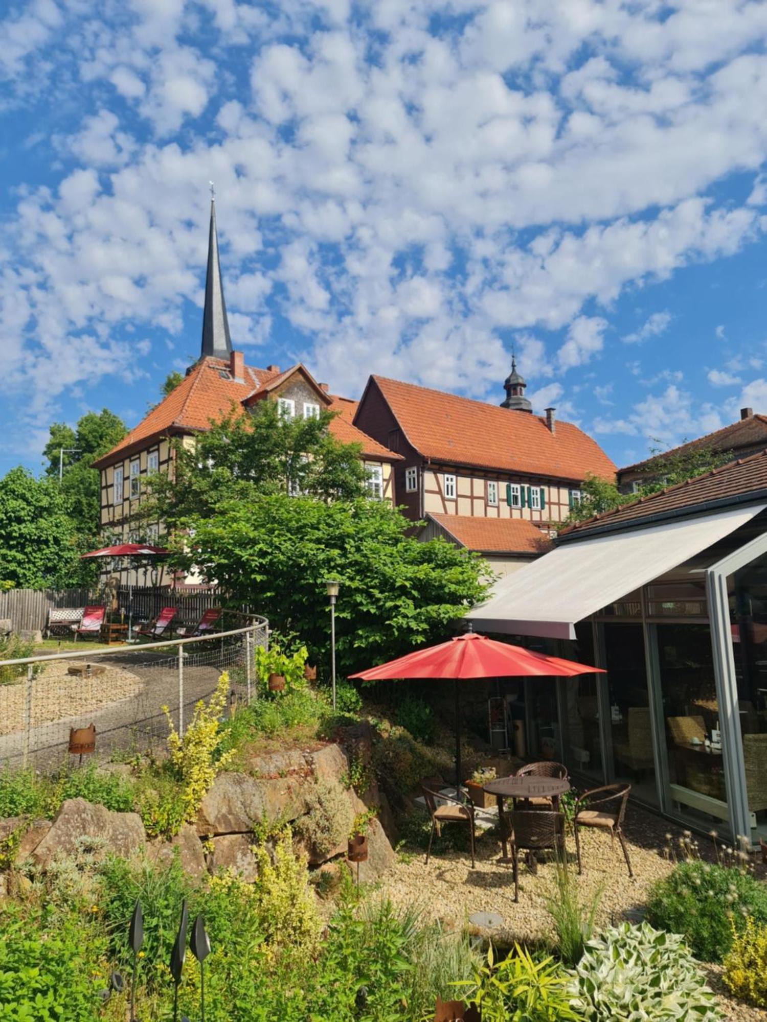 Hotel & Cafe Schachtenburg Шліц Екстер'єр фото