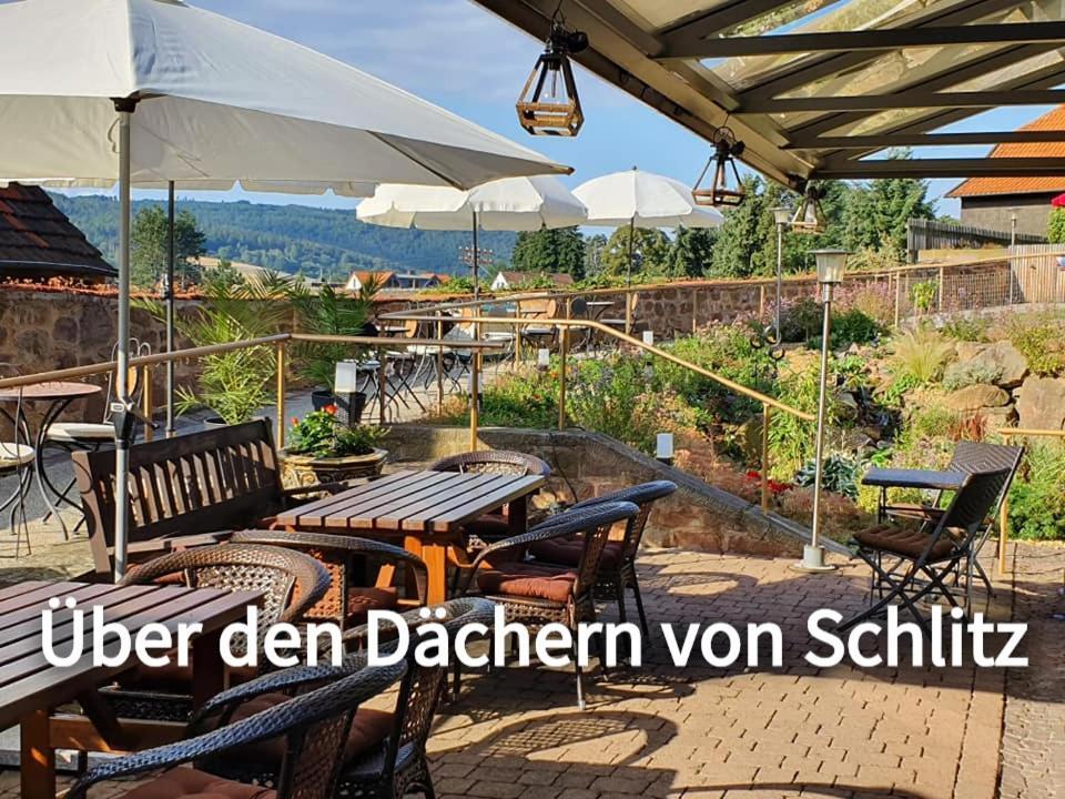 Hotel & Cafe Schachtenburg Шліц Екстер'єр фото